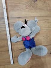 Diddl Plüschfigur Maus in blauer Latzhose – Sammlerstück Kuscheltier