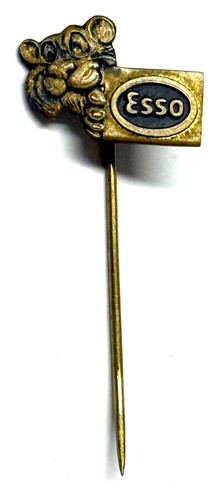 Esso tiger 1960s pin - tiger,