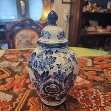 Royal Delft Vase Mit Deckel