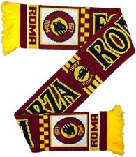 AS Roma Fan Schal 1927 - Fußball Jaquard Schal Forza Roma