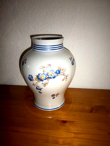 Große bauchige vase - große,