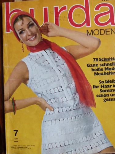 Altes burda modeheft ausgabe - ausgabe, 7