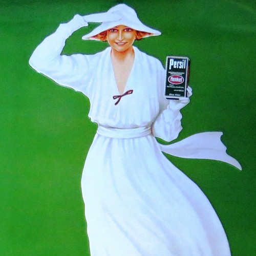 Persil weiße dame altes blech - dame,