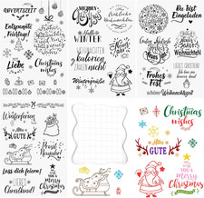 Kesote Stempel Clear Deutsch