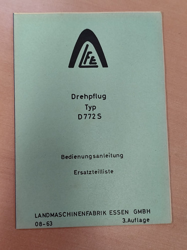 Lfe drehpflug typ d772 - drehpflug,