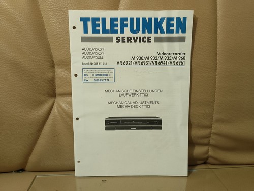 Telefunken m930 932 935 - m930,,
