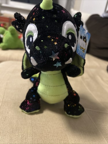 Kuscheltier drache bunt sterne - kuscheltier,