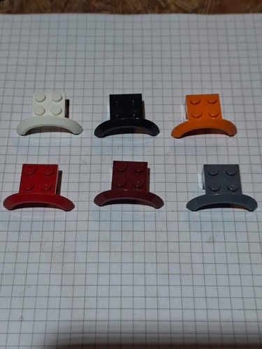 Lego 4x2 2x1 kotflügel - 4x2, 1/2x1