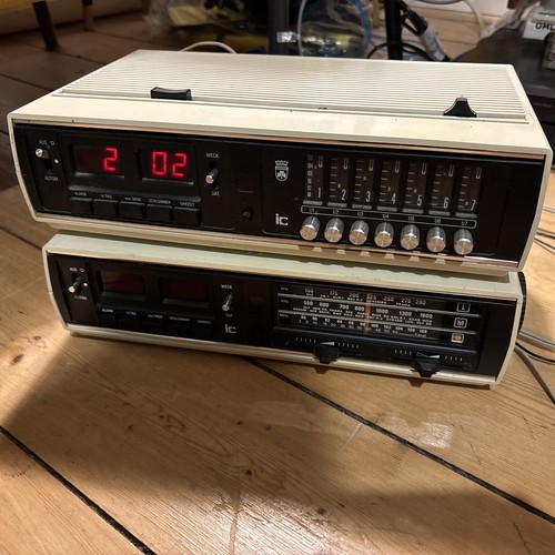 Vintage radio wecker - 2x, radio-wecker