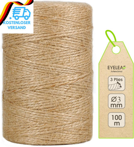 Jute band 3mm - band, 2-3mm