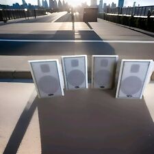 Set mit 4 Stück DYNAVOX Flatpanel-Lautsprecher, silber, WS-502, je max. 40 Watt