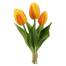 Real Touch Tulpen Bund orange