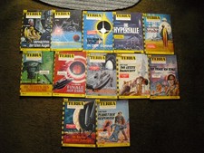 Terra. Utopische Romane. 12 Bände plus Sammelmappe. Moeweig-Vlg. 1957 ff.