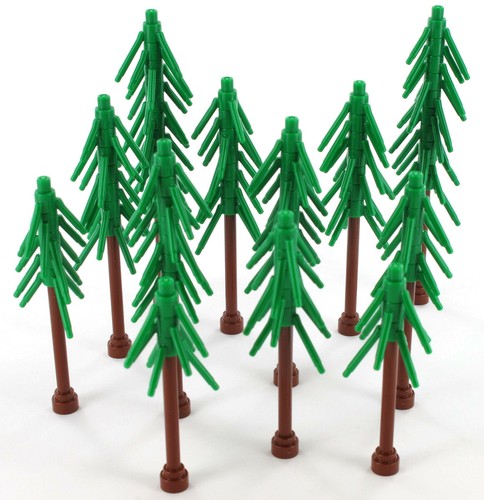 12x lego nadelbäume - lego, kiefer