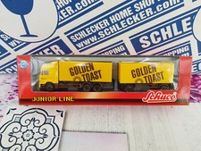 Schuco 1/87: Hängerzug gelb "Golden Toast" in Box
