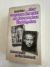 Aber vergessen Sie nicht die