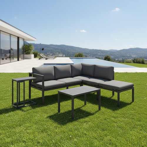 Sitzgruppe aluminium lounge - sitzgruppe,