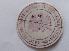 Siegelmarke Heeresgruppe LINSINGEN Stabsoffizier d. Flieger (ST.O.FI.BUG)