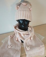 Disney Damen  Mütze + Schal Set  Minnie Mouse Mickey Mouse Neu