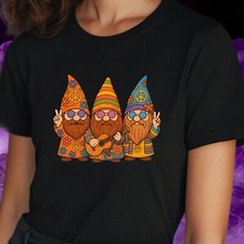 Frauen T-Shirt Hippie Gnome
