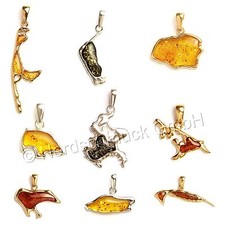 Neu Bernstein Anhänger Insel