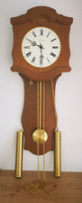 Junghans Wanduhr mit Pendel 2 Gewichten Schlagwerk Holzgehäuse 320/1043.00