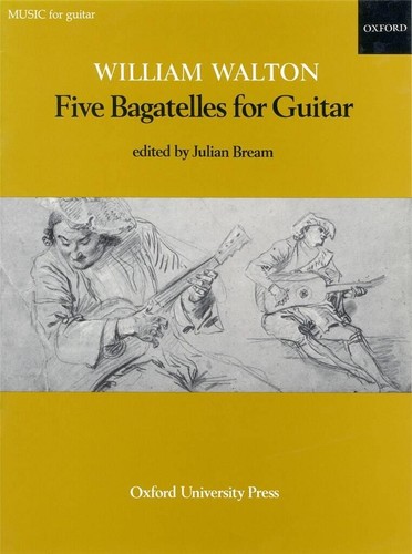 Five bagatelles solo guitar - five,