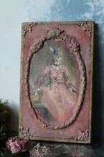 Ostern Hase Bild Antik-Look shabby Holz Handarbeit