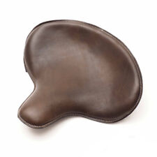 Echt Leder Sattel police style Motorrad Sitz braun passend  für Harley-Davidson