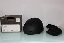 Bern Macon Skate Ski Helm schwarz L mit Winterausstattung