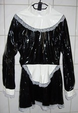 Dienstmädchenkleid PVC Lack