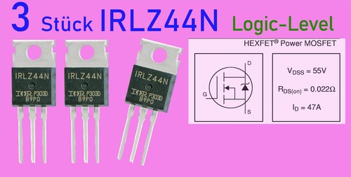 Irlz44n mosfet n - 3, n-channel