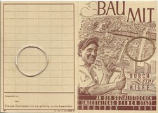 Bau mit! An der Sozialistische Umgestalltung Deiner Stadt Rostock! 1953