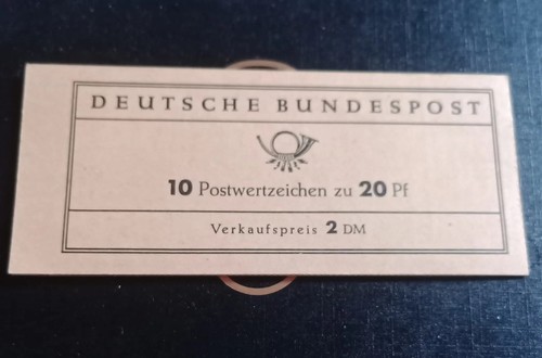 Bund 1963 bach - bund, markenheftchen