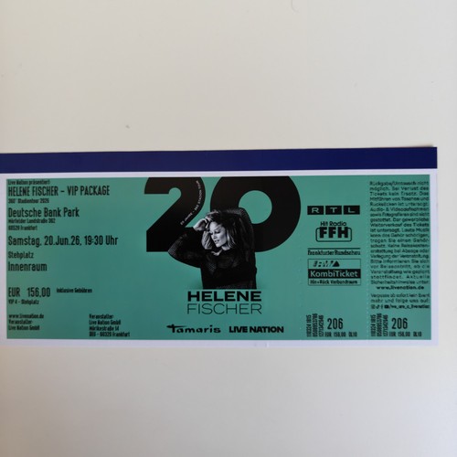 Helene fischer frankfurt vip - helene,