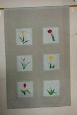 Fertig gestickter Wandbehang