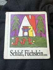 DDR Papp Bilderbuch „ Schlaf , Füchslein…  „ 1985 - EVP : 2,00 Mark