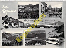 Winterberg AK "Ich komme" Eisenbahn Hochsauerland frankiert 1960 Ansichtskarte