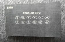 BMW Feuerzeug Tp-8 Original Handbuch