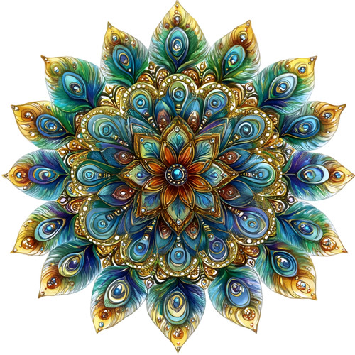 Mandala blume floral - mandala,