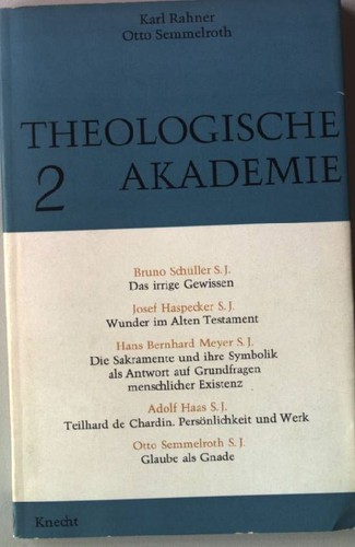Theologische akademie band - akademie,