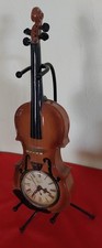 Tischuhr Geige Violine Kaminuhr Uhr