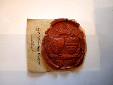 Antikes Original Familien-Wappen Wachs-,Lack-Siegel