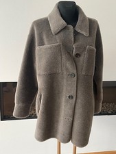 ♛  Oakwood ♛ Kunstfell Wendejacke Lederoptik Grün S 36-38 NP 329,-