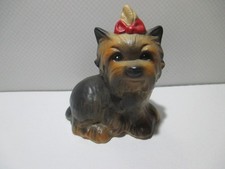 Goebel Germany  Hund Yorkshire Terrier sitzend mit Schleife gemarkt 514