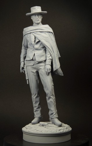 Resin figur clint - figur., el