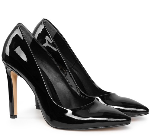 Pumps schwarz lack unisex - pumps,
