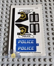 Lego City NUR AUFKLEBERBOGEN für Lego Set 60276 Polizei Gefangenentransport