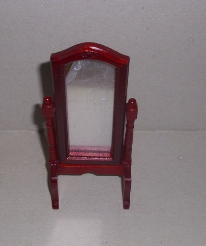 Standspiegel mahagoni holz - ,