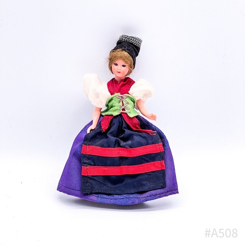 Vintage celluloid costume doll - vintage,
